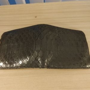 Men's wallet genuine snake skin